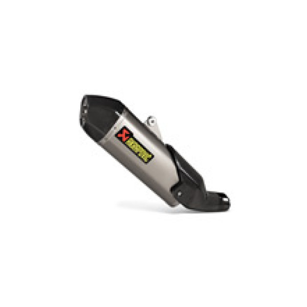 Вихлопна система мотоцикла Slip-On Line Титан + Вуглецеве волокно Akrapovič для Ducati DesertX (22-24)/ Rally (24)