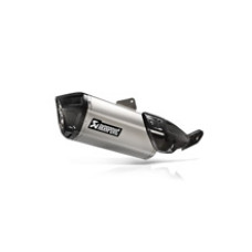 Глушник мотоцикловий Slip-On Line Титан + Вуглецеве волокно Akrapovič Suzuki V-Strom 800 (24-)/ DE (23-)