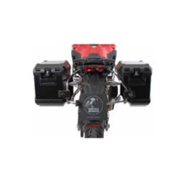 Комплект: бічні кофри + кріплення Hepco&Becker Xplorer Cutout Ducati Multistrada V4/S/S Sport/Pikes Peak (21-24)/Rally (23-24) чорні