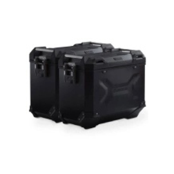 Комплект: бічні кофри + стійки PRO TRAX ADV SW-Motech CF Moto 450 MT (23-) чорні об'єм: 45 +37л
