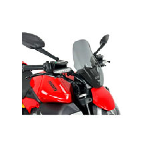 Мотоциклетний щиток WRS Touring Ducati Diavel V4 (23-24) сильно затемнений