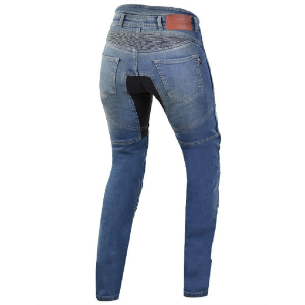 Джинси мотоциклетні жіночі Trilobite Parado slim fit сині