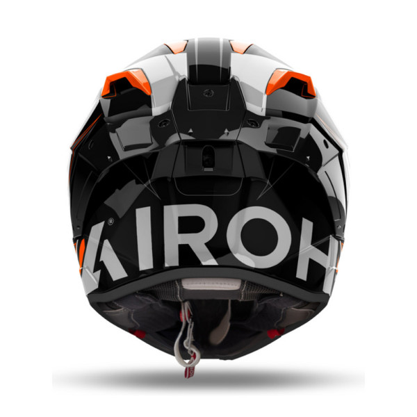 Інтегральний шолом Airoh Gp 800 Must чорний-сірий-оранжевий