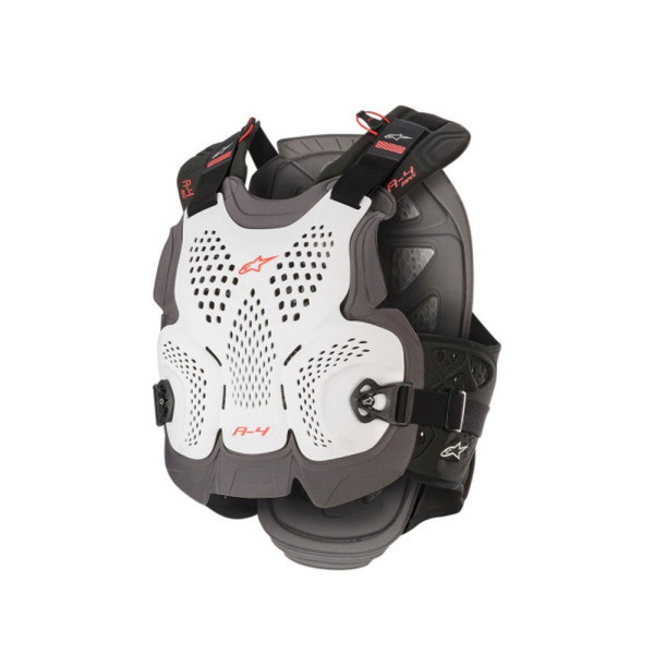 Бузер Alpinestars A-4 Max біло-антрацитово-червоний