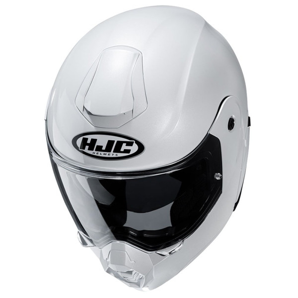 Шлем щелевий HJC C80 Metal білий глянець