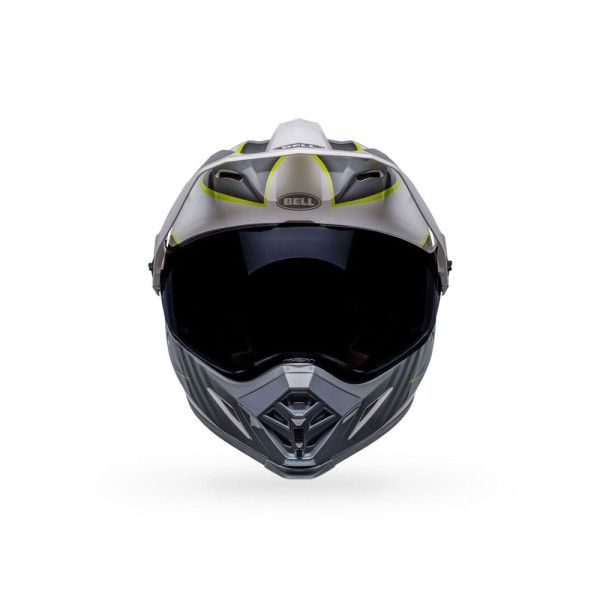 Шолом інтегральний Bell MX-9 Adventure Mips Dalton біло-сірий