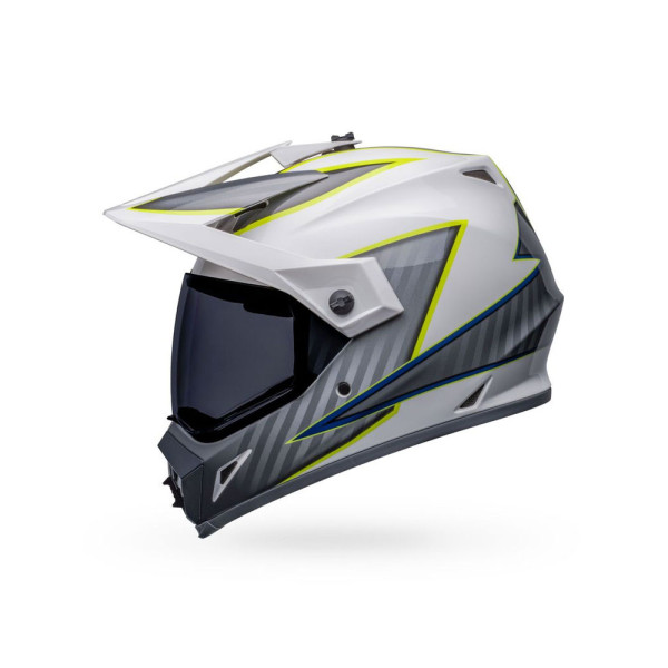 Шолом інтегральний Bell MX-9 Adventure Mips Dalton біло-сірий
