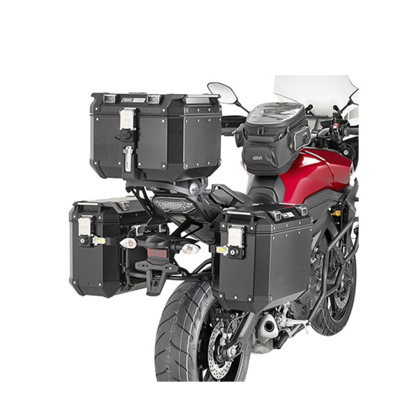 Алюмінієві кріплення для бічних кофрів Givi та Kappa Outback до Yamaha MT-09 Tracer (15 > 17)