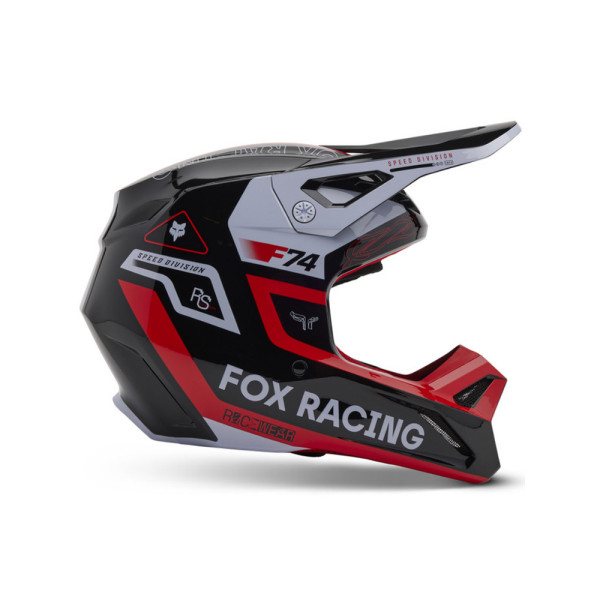 Дитячий ендуро шолом Fox V1 Race Spec чорний-червоний-білий