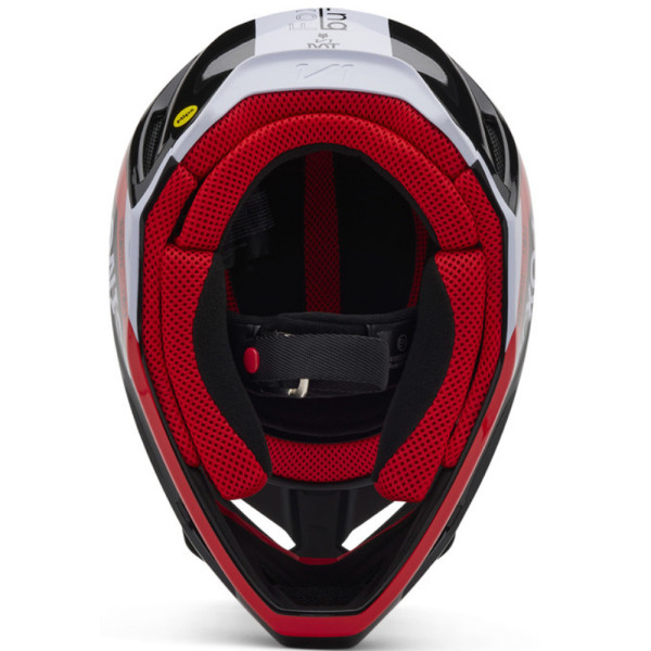 Дитячий ендуро шолом Fox V1 Race Spec чорний-червоний-білий