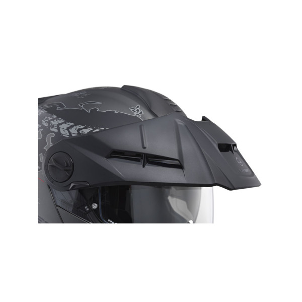 Комплект: шолом з підборіддям Schuberth E2 Atlas чорний-сірий + спеціальний мотоциклетний інтерком Schuberth SC2