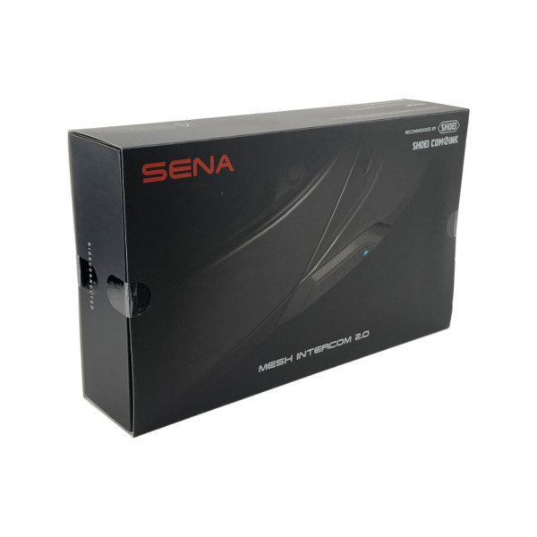 Комплект: шолом з підборіддям Shoei Neotec 3 Satori TC-5 чорний-білий + спеціалізований мотоінтерком Sena SRL 3