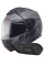 Комплект: шолом щелепний Schuberth C5 Globe чорний-сірий + спеціальний мотоциклетний інтерком Schuberth SC2