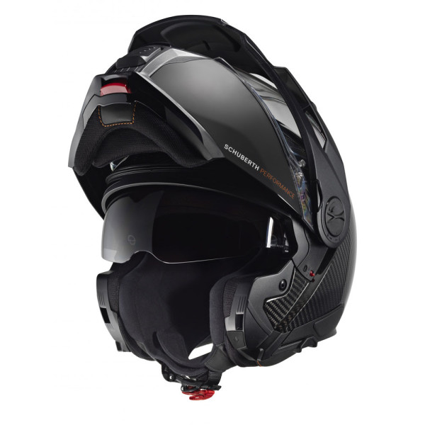 Комплект: шолом щелепний Schuberth E2 Carbon чорний + спеціалізований мотоінтерком Schuberth SC2