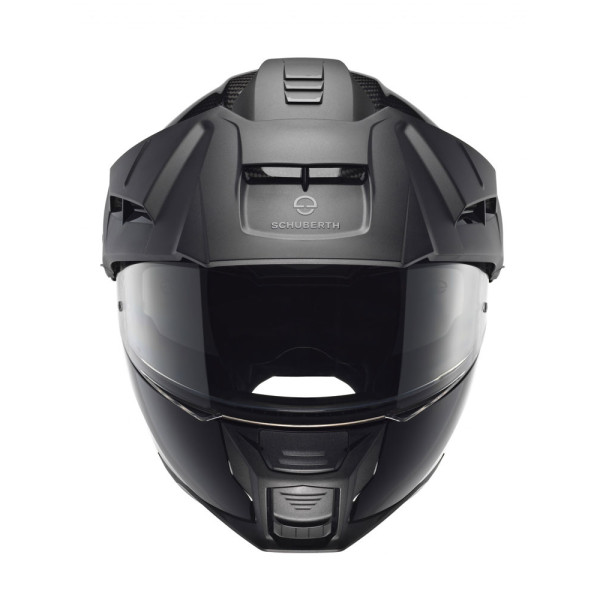 Комплект: шолом щелепний Schuberth E2 Carbon чорний + спеціалізований мотоінтерком Schuberth SC2