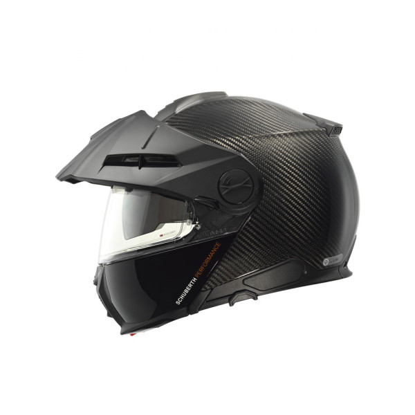Комплект: шолом щелепний Schuberth E2 Carbon чорний + спеціалізований мотоінтерком Schuberth SC2