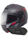 Комплект: шолом щелепний Schuberth C5 Omega чорний-сірий-червоний + спеціалізований мотоциклетний інтерком Schuberth SC2