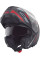 Комплект: шолом щелепний Schuberth C5 Omega чорний-сірий-червоний + спеціалізований мотоциклетний інтерком Schuberth SC2