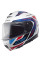 Комплект: шолом щелепний Schuberth C5 Omega біло-синьо-червоний + спеціалізований мотоінтерком Schuberth SC2