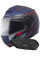 Комплект: шолом щелепний Schuberth C5 Omega синьо-чорно-червоний + спеціальний мотоциклетний інтерком Schuberth SC2