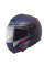 Комплект: шолом щелепний Schuberth C5 Omega синьо-чорно-червоний + спеціальний мотоциклетний інтерком Schuberth SC2
