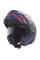Комплект: шолом щелепний Schuberth C5 Omega синьо-чорно-червоний + спеціальний мотоциклетний інтерком Schuberth SC2