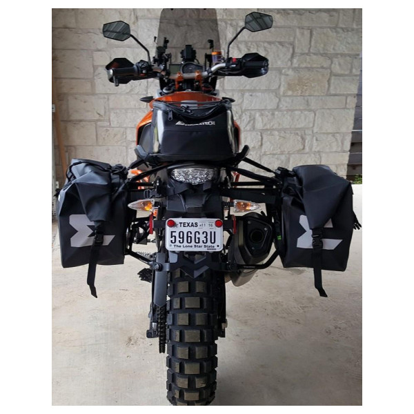 Мотоциклетні сумки Enduristan Monsoon 3 чорні об'єм: 2 x 30l
