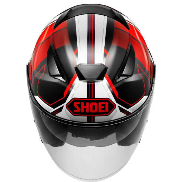 Комплект: відкритий шолом Shoei J-Cruise 3 Whizzy TC-1 + спеціалізований мотоінтерком Sena SRL 3