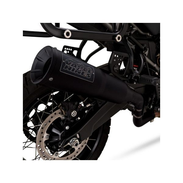 Випускний глушник Vance & Hines Adventure Hi-Output 450 для Harley Davidson Pan America 1250 ABS / Special (21-) Чорний Мат