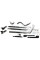 Вихлопна система Bad Hombre Dual Cobra Harley Davidson Road King Custom / CVO Road King / CVO Ultra Classic Electra Glide / CVO Street Glide / Softail Heritage Classic / Softail Fat Boy / Softail Blackline