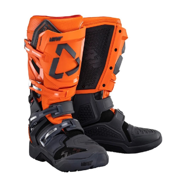 Бутси ендуро Leatt 5.5 FlexLock Enduro чорні-помаранчеві