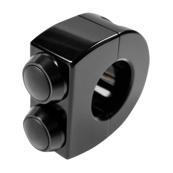 Кнопка для контролера Motogadget mo-Switch Plain 3 чорна діаметр керма: 22 мм