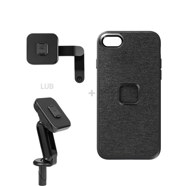 Комплект для мотоцикла: чохол Peak Design Mobile Everyday Case для моделі iPhone SE 3 + кріплення для мотоцикла