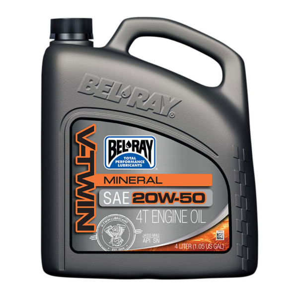 Мінеральне масло Bel-Ray V-Twin 4T 20W-50 4L