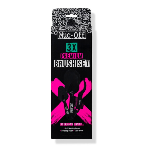 Muc-Off 3x Premium Brush Kit - набір щіток