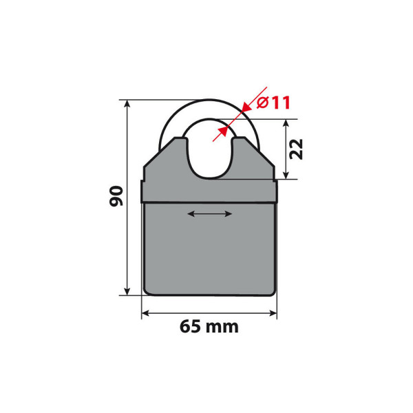 Замок для ланцюга Lampa C-Lock 200 200 см