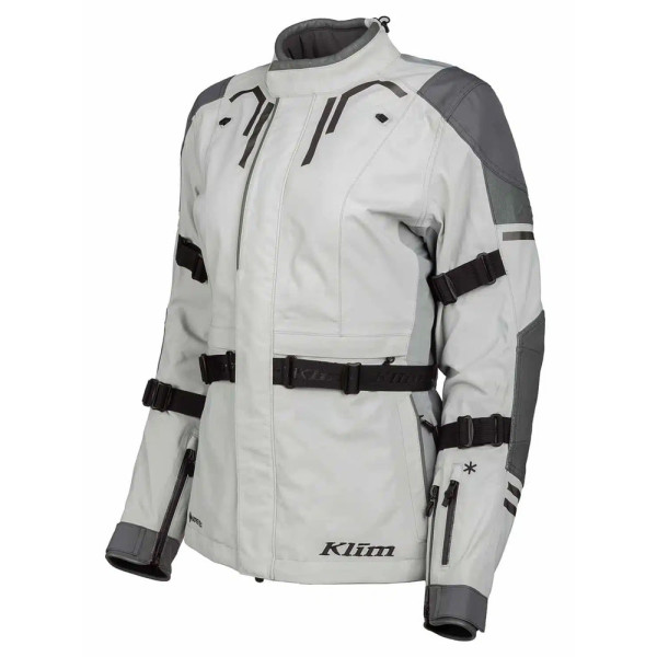Жіноча текстильна мотоциклетна куртка Klim Altitude сірого кольору