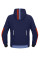 Кросова кофта Spidi Hoodie Armor Light синьо-червона