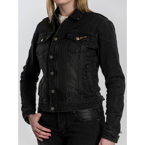 Джинсова мотоциклетна куртка Broger Florida Lady Washed Black