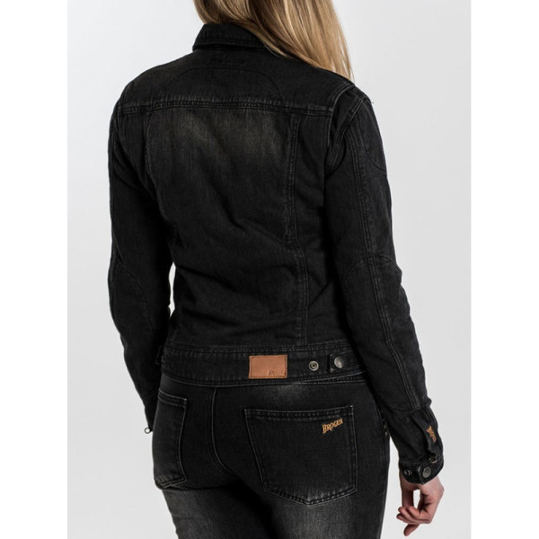 Джинсова мотоциклетна куртка Broger Florida Lady Washed Black