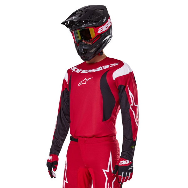 Кросова кофта Alpinestars MX Fluid Haul чорна-червона
