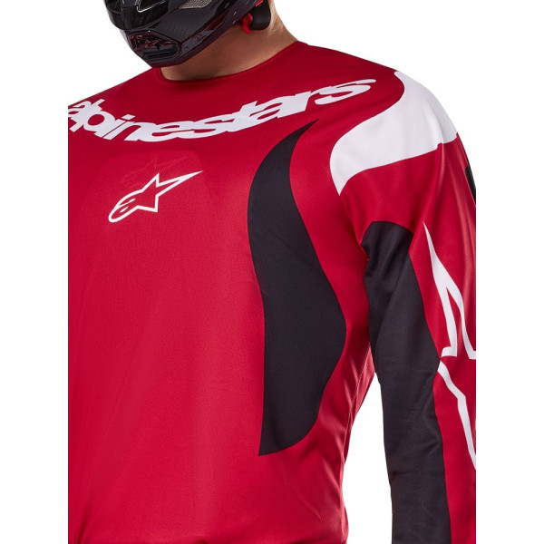 Кросова кофта Alpinestars MX Fluid Haul чорна-червона