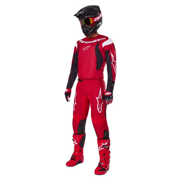 Кросова кофта Alpinestars MX Fluid Haul чорна-червона