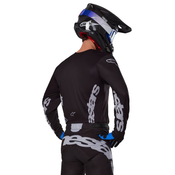 Кросова кофта Alpinestars MX Racer Graphite чорна-сіра