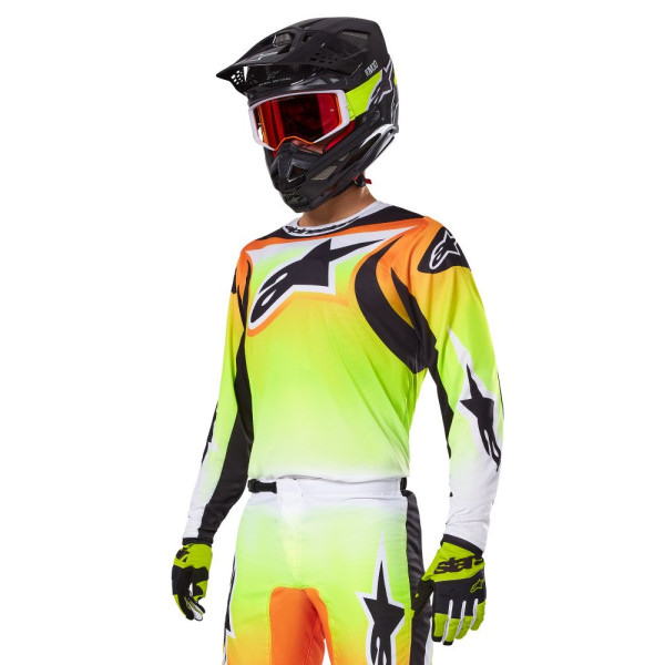 Кросова кофта Alpinestars MX Fluid Wurx жовто-червона