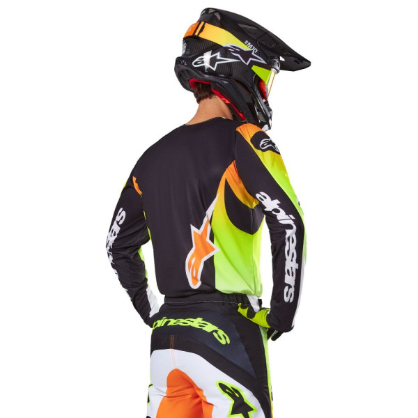 Кросова кофта Alpinestars MX Fluid Wurx жовто-червона
