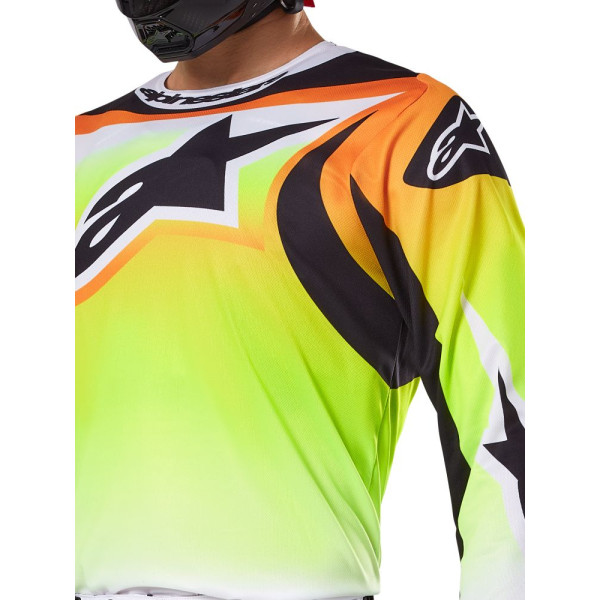 Кросова кофта Alpinestars MX Fluid Wurx жовто-червона
