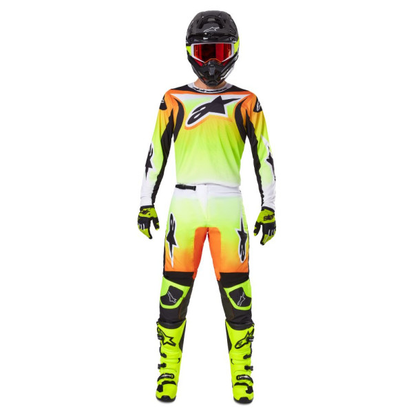 Кросова кофта Alpinestars MX Fluid Wurx жовто-червона