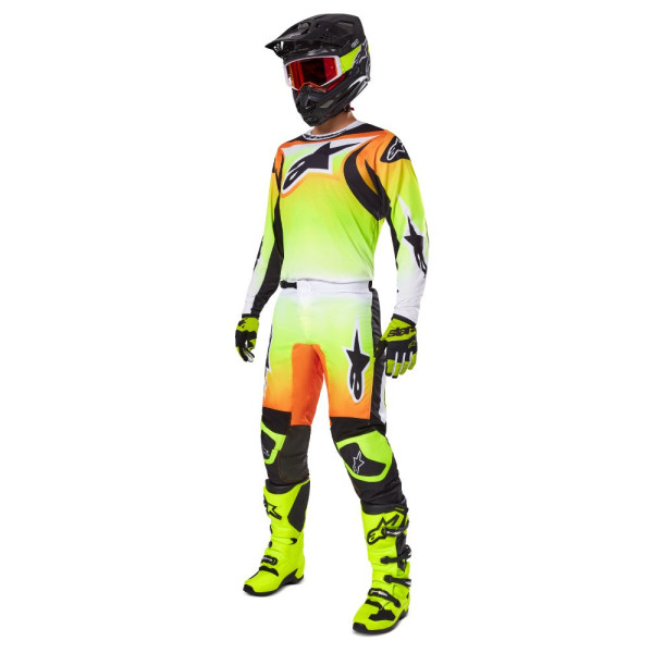 Кросова кофта Alpinestars MX Fluid Wurx жовто-червона