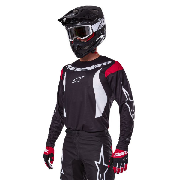 Кросова кофта Alpinestars MX Fluid Haul біло-чорна